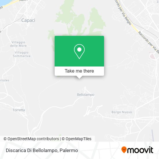 Discarica Di Bellolampo map