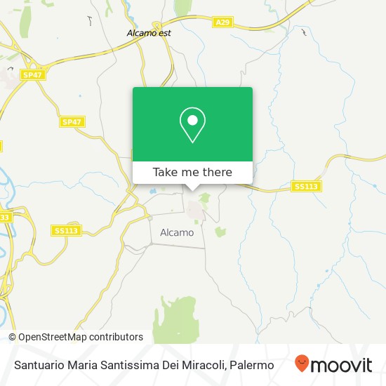 Santuario Maria Santissima Dei Miracoli map