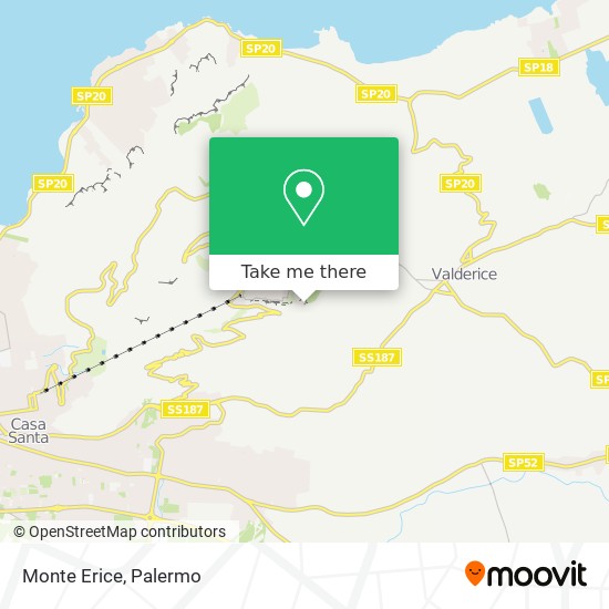 Monte Erice map