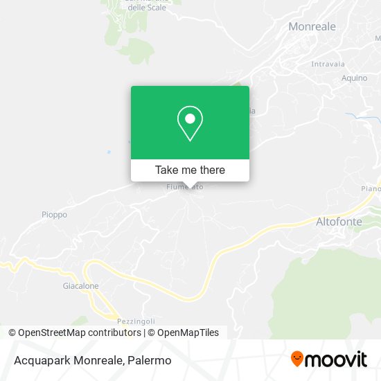 Acquapark Monreale map