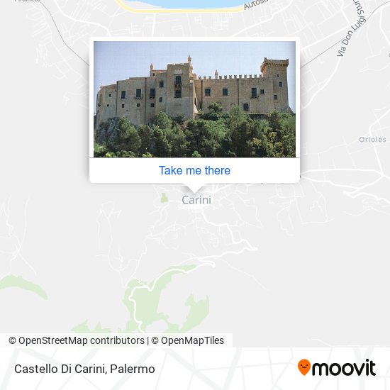 Castello Di Carini map