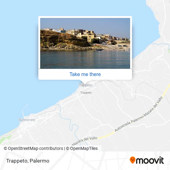Trappeto map