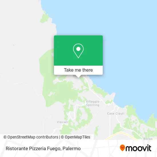 Fuego Pizzeria Restaurant map