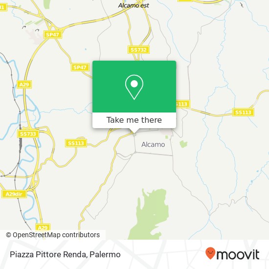 Piazza Pittore Renda map