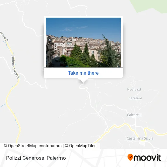 Polizzi Generosa map
