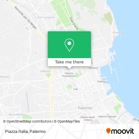 Piazza Italia map