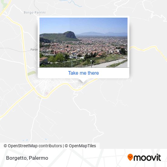 Borgetto map