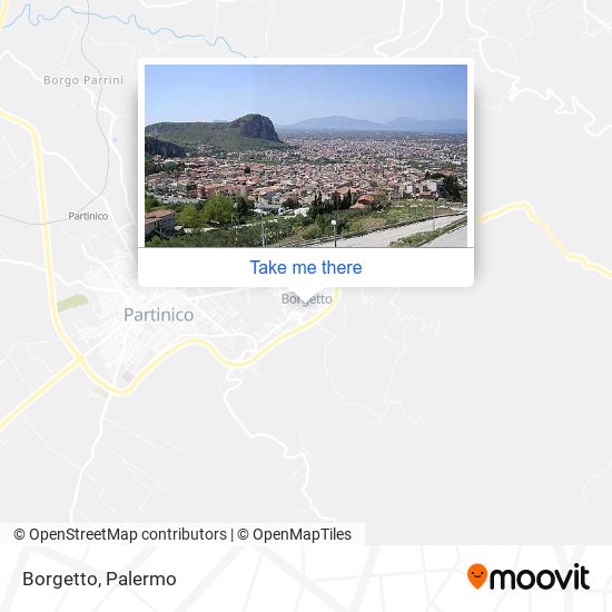 Borgetto map