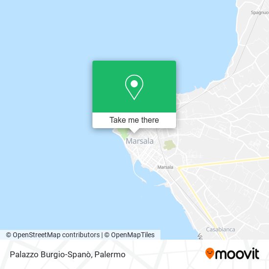 Palazzo Burgio-Spanò map