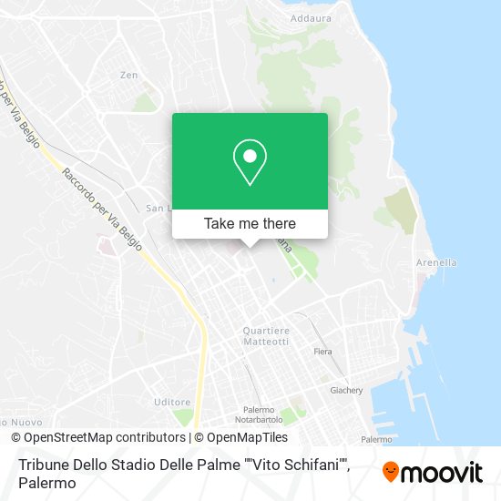 Tribune Dello Stadio Delle Palme ""Vito Schifani"" map