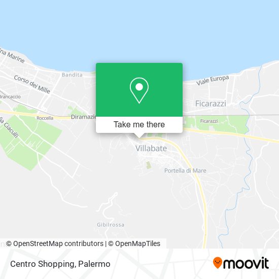 Centro Shopping map