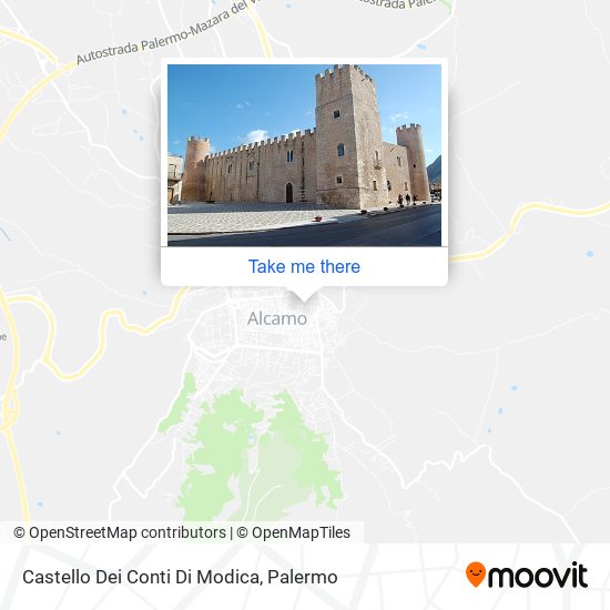 Castello Dei Conti Di Modica map