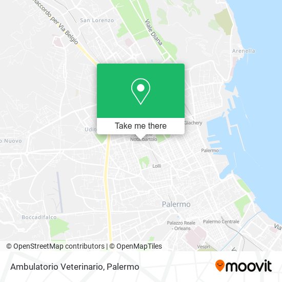 Ambulatorio Veterinario map