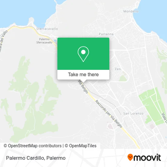 Palermo Cardillo map