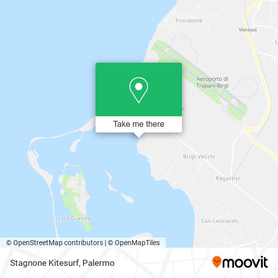 Stagnone Kitesurf map