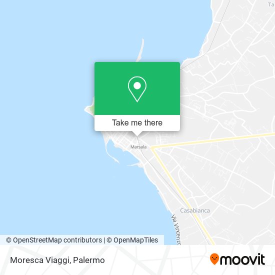 Moresca Viaggi map