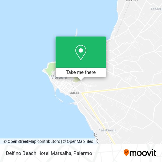 Delfino Beach Hotel Marsalha map