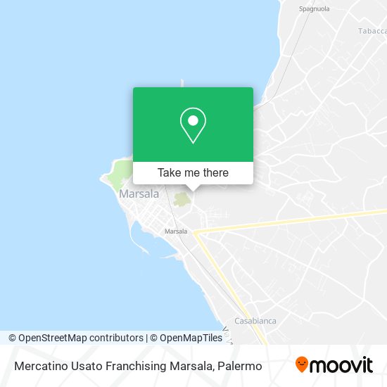 Mercatino Usato Franchising Marsala map