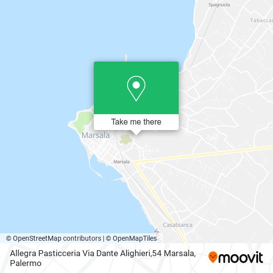 Allegra Pasticceria Via Dante Alighieri,54 Marsala map