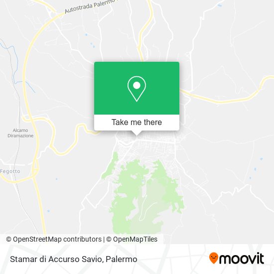 Stamar di Accurso Savio map