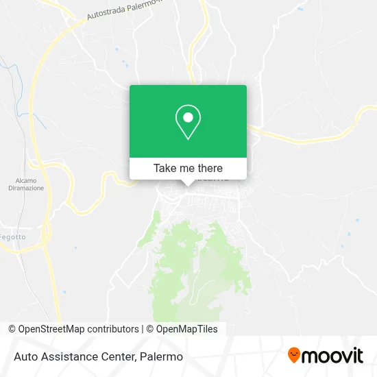 Auto Assistance Center map