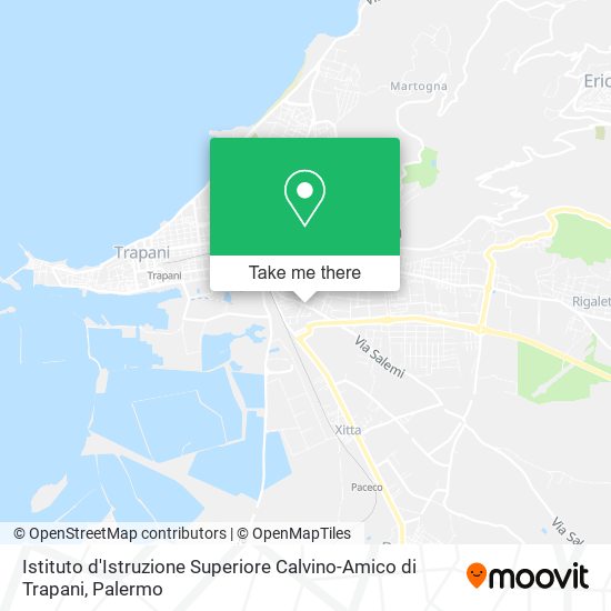Istituto d'Istruzione Superiore Calvino-Amico di Trapani map
