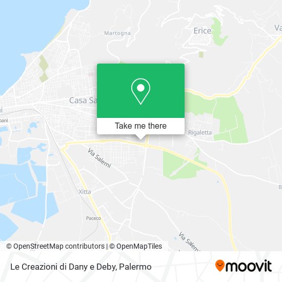 Le Creazioni di Dany e Deby map