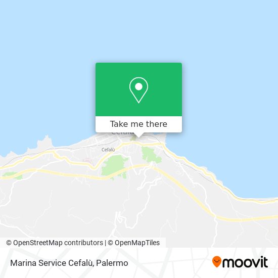 Marina Service Cefalù map