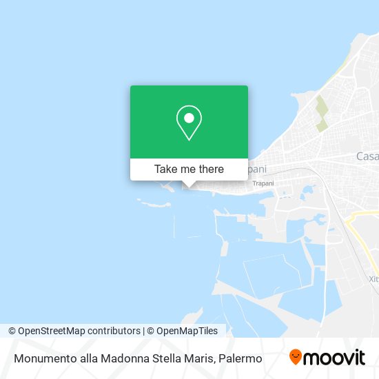 Monumento alla Madonna Stella Maris map