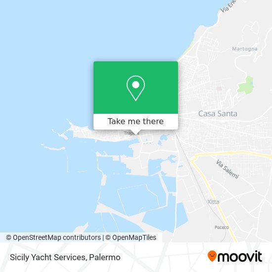 Sicily Yacht Services map