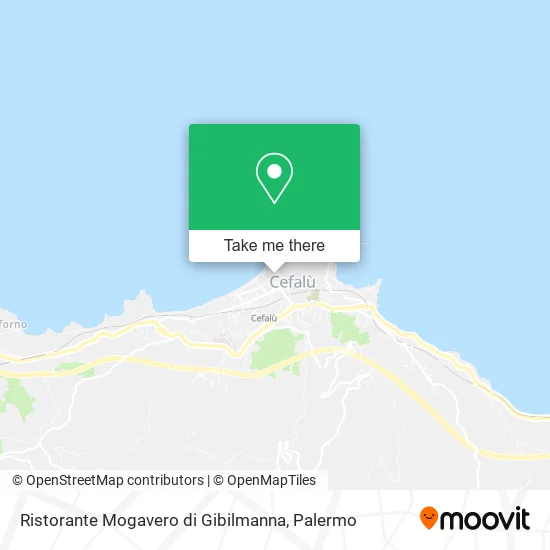 Mogavero Restaurant of Gibilmanna map