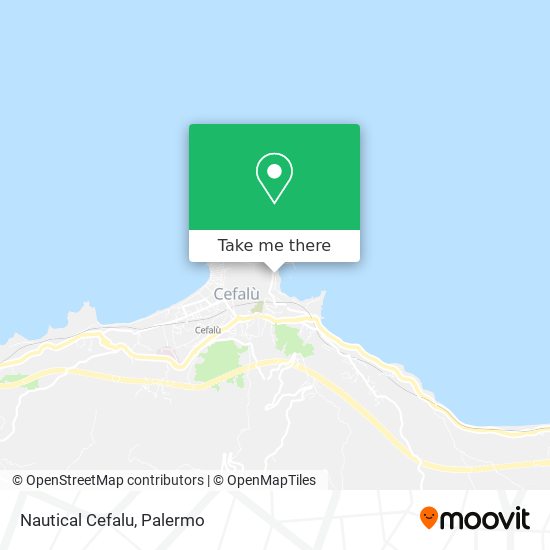 Nautical Cefalu map