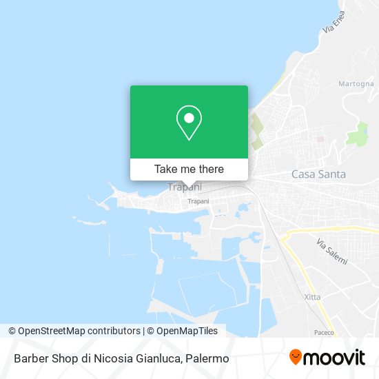 Barber Shop di Nicosia Gianluca map