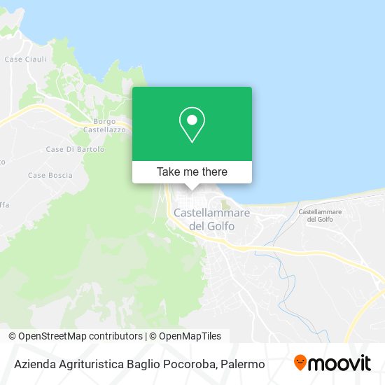 Azienda Agrituristica Baglio Pocoroba map