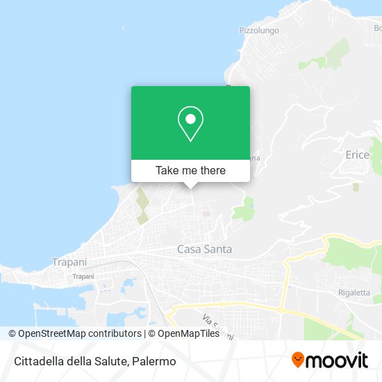 Cittadella della Salute map