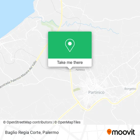 Baglio Regia Corte map