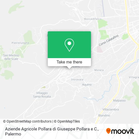 Aziende Agricole Pollara di Giuseppe Pollara e C. map