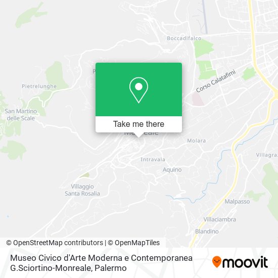 Museo Civico d'Arte Moderna e Contemporanea G.Sciortino-Monreale map