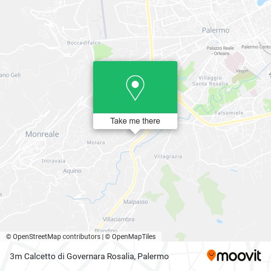 3m Calcetto di Governara Rosalia map