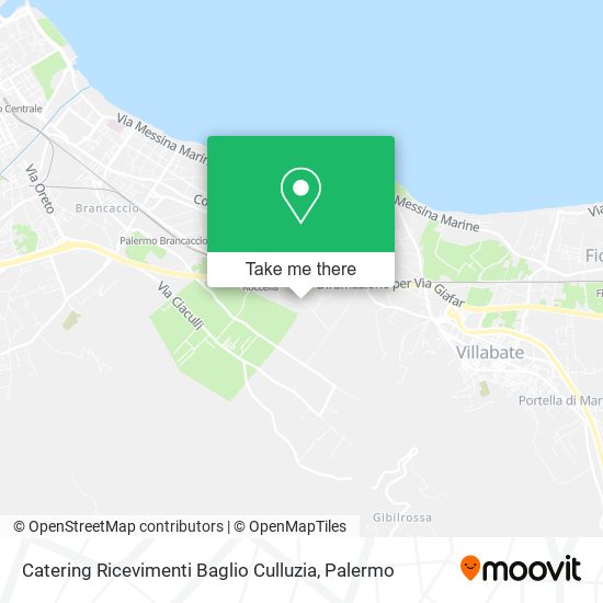 Catering Ricevimenti Baglio Culluzia map