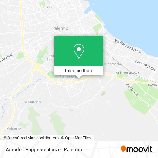 Amodeo Rappresentanze. map