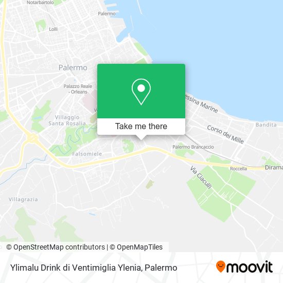Ylimalu Drink di Ventimiglia Ylenia map