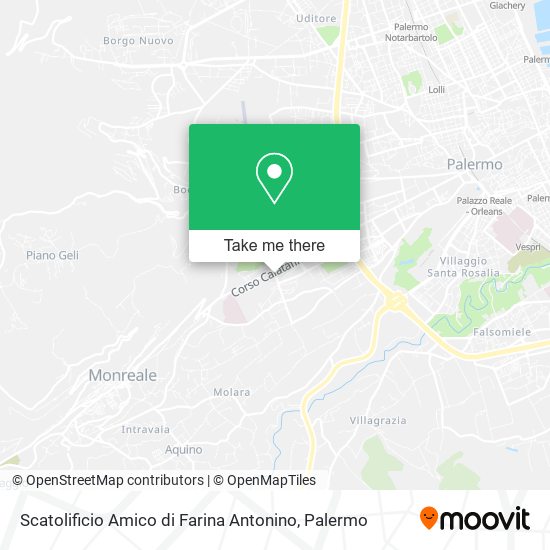 Scatolificio Amico di Farina Antonino map