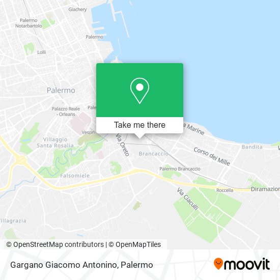 Gargano Giacomo Antonino map