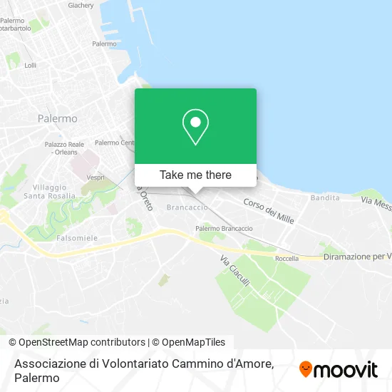 Associazione di Volontariato Cammino d'Amore map