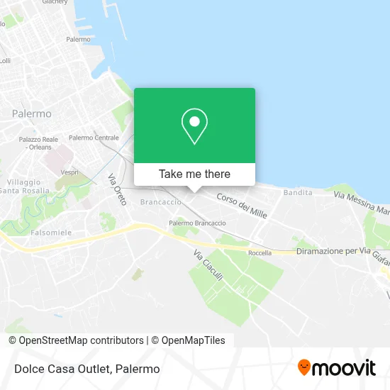 Dolce Casa Outlet map