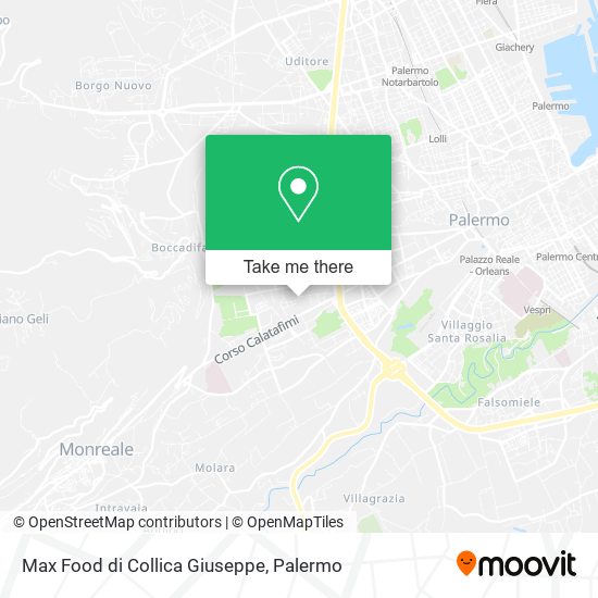 Max Food di Collica Giuseppe map