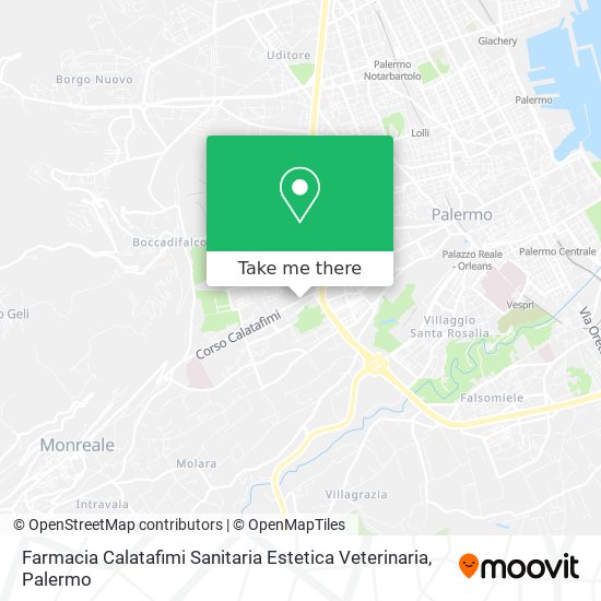 Farmacia Calatafimi Sanitaria Estetica Veterinaria map