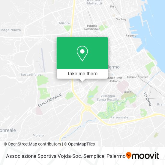 Associazione Sportiva Vojda-Soc. Semplice map