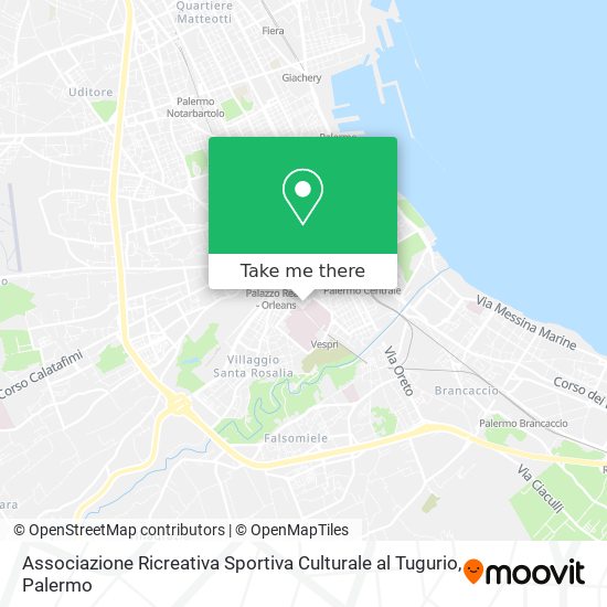 Associazione Ricreativa Sportiva Culturale al Tugurio map